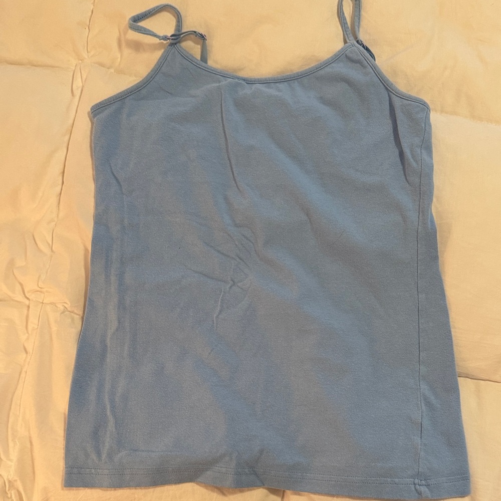 GAP Women's Light Blue Tank Top S